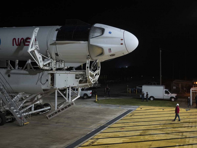 SpaceX alista misión para llevar astronautas a Estación Espacial