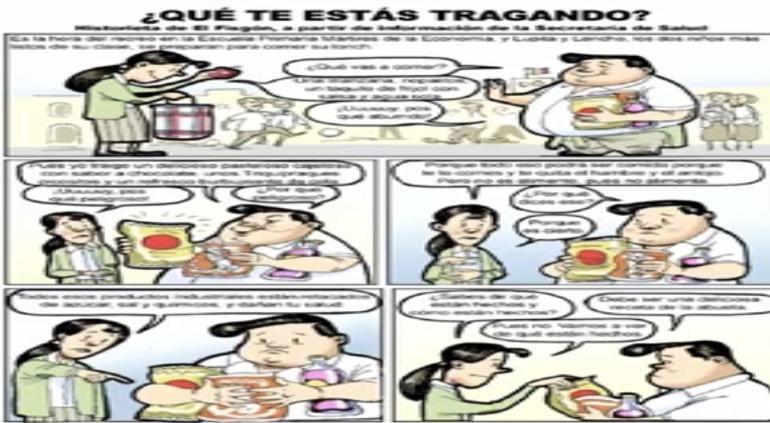 Lanza AMLO comics anti obesidad