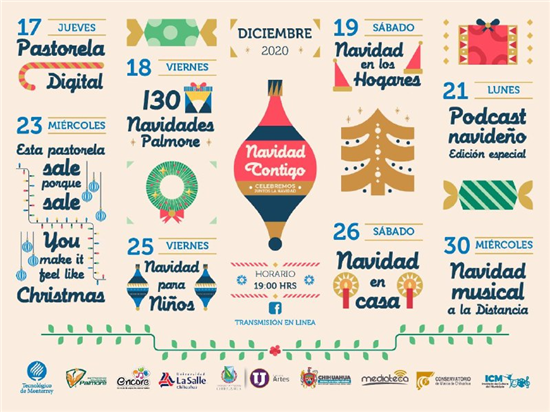 Alistan 8 eventos para festejo “Navidad Contigo”