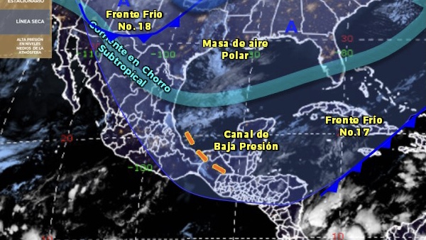 Pegará Frente Frío No. 18 a Chihuahua; se prevén temperaturas bajo cero