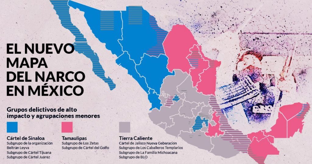 El nuevo mapa del crimen organizado en México | Ráfaga Noticias