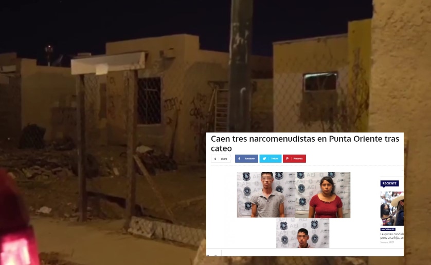 Los moradores de la vivienda derribada por MC habían sido detenidos con armas y droga
