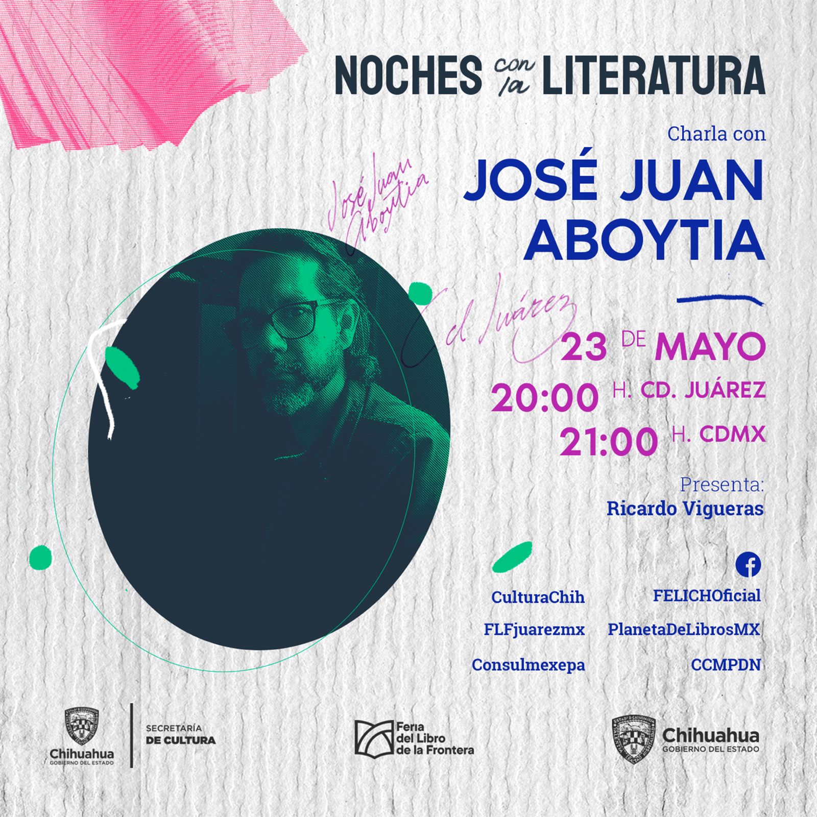 Invitan a actividades de la Feria del Libro de la Frontera