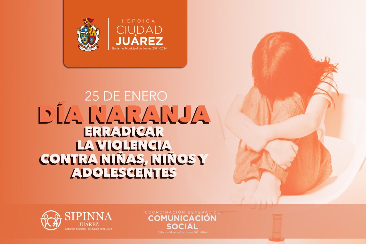 Se conmemora Día Naranja para erradicar la violencia contra niñas, niños y adolescentes