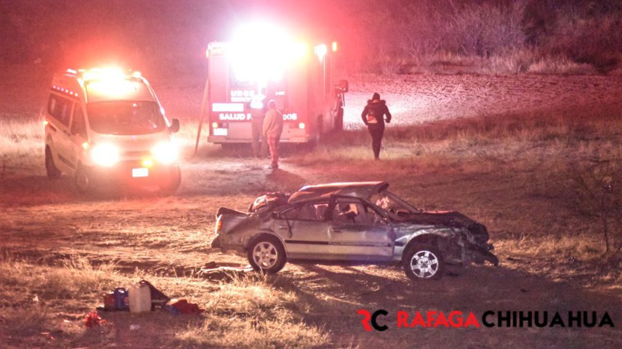 Se sale del camino, cae a barranco y vuelca en el R. Almada