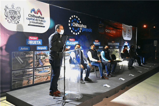 Arranca Marco Bonilla el programa Placeando Chihuahua en parque Urueta