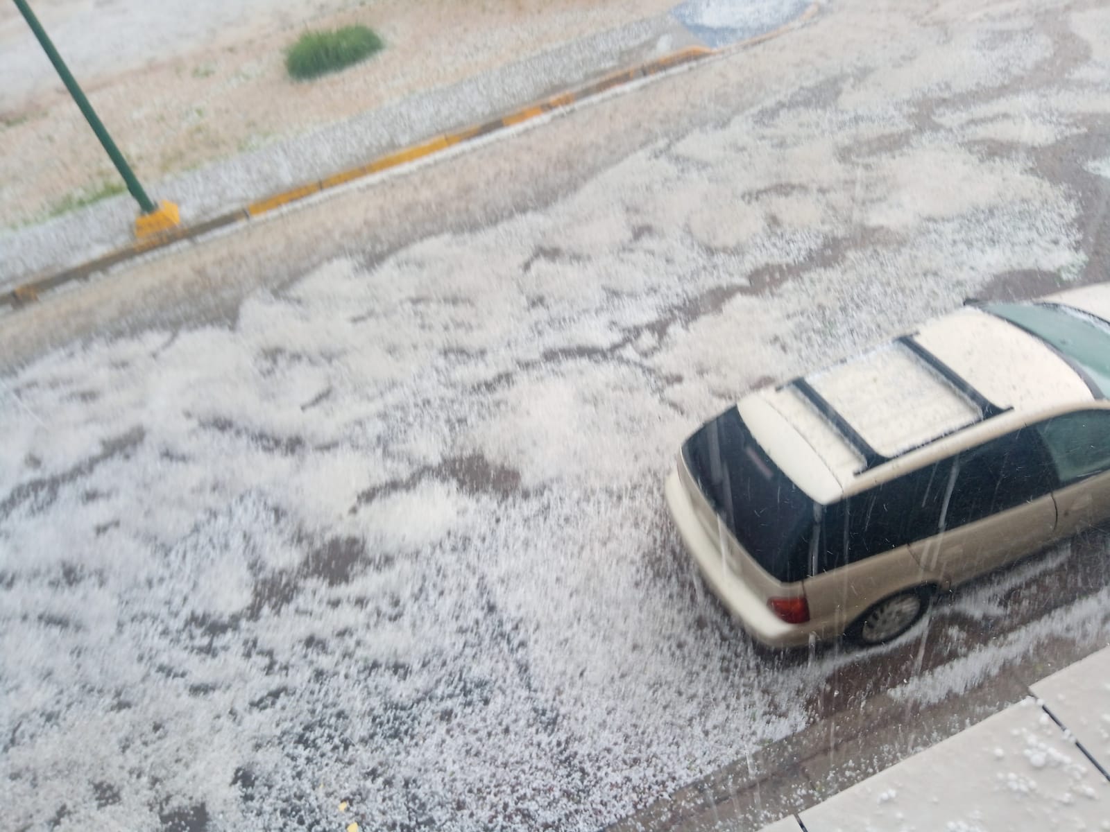 Reporta Protección Civil Estatal diversos daños en la entidad con motivo de las fuertes lluvias y granizo