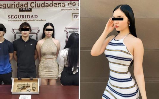 En BC, detienen a influencer y otros 3 jóvenes por pasarse un alto; les aseguran una pistola