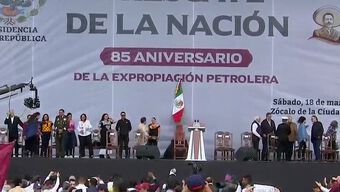 Encabeza AMLO multitudinario mitin en Zócalo