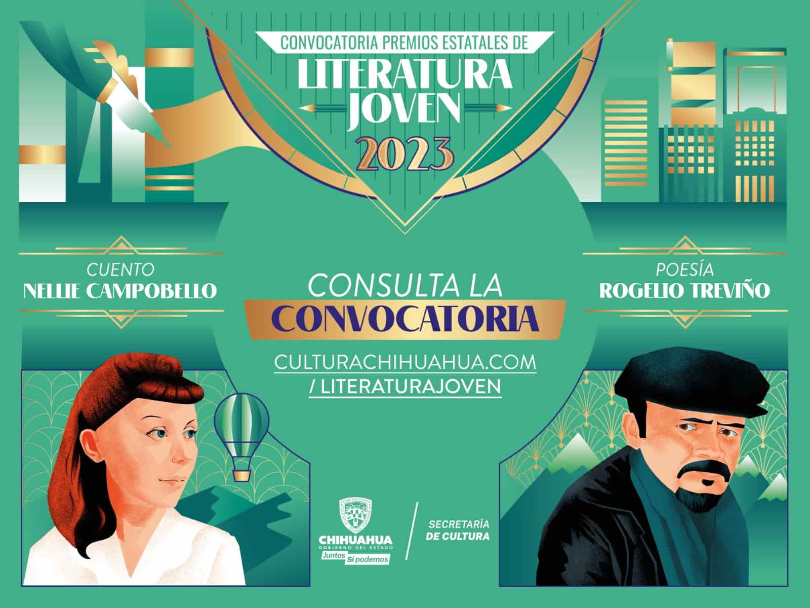 Invitan a escritoras y escritores a participar en los Premios Estatales de Literatura Joven 2023