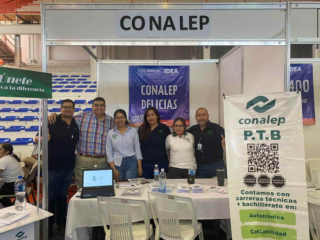 Participa CONALEP Delicias en Feria de Empleo 2023