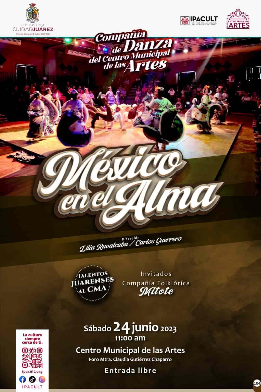 Se presenta espectáculo musical en el Centro Municipal de las Artes