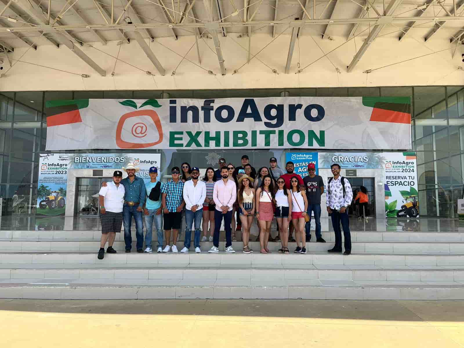 Asisten estudiantes y docentes de la UT de la Babícora a InfoAgro 2023 en Mazatlán