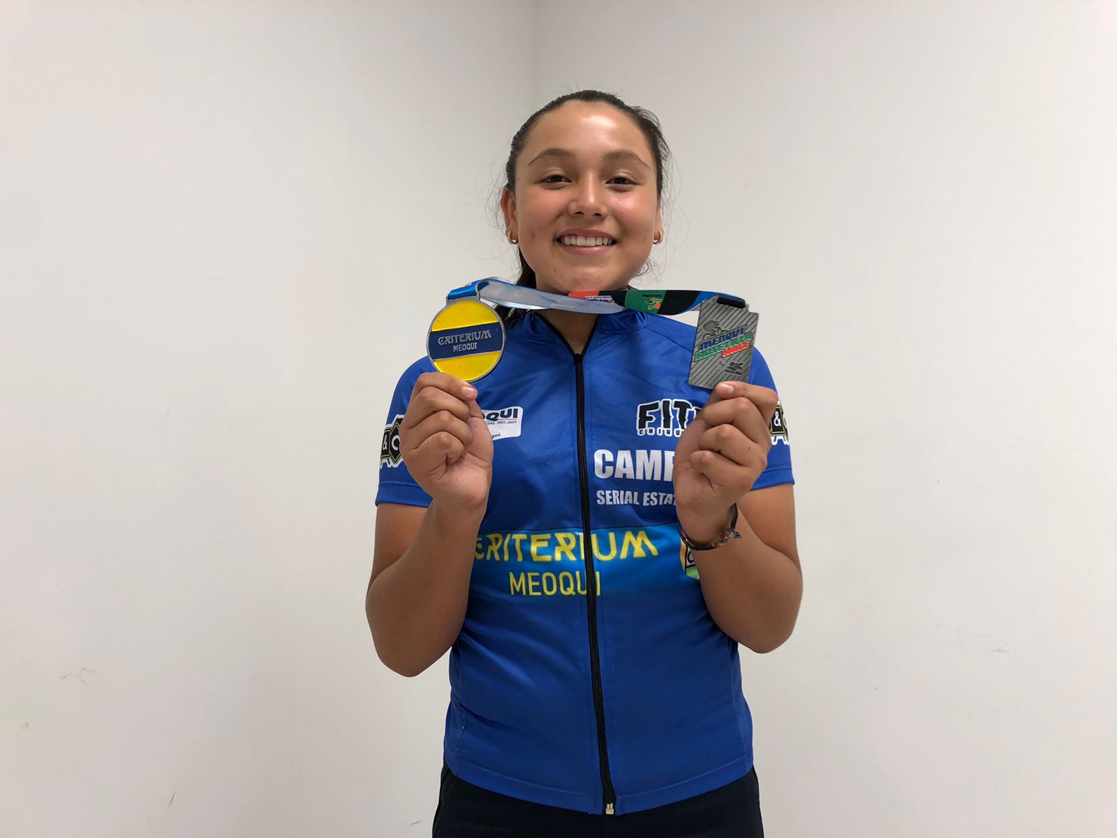 Conoce a la campeona estatal de ciclismo categoría 12 años