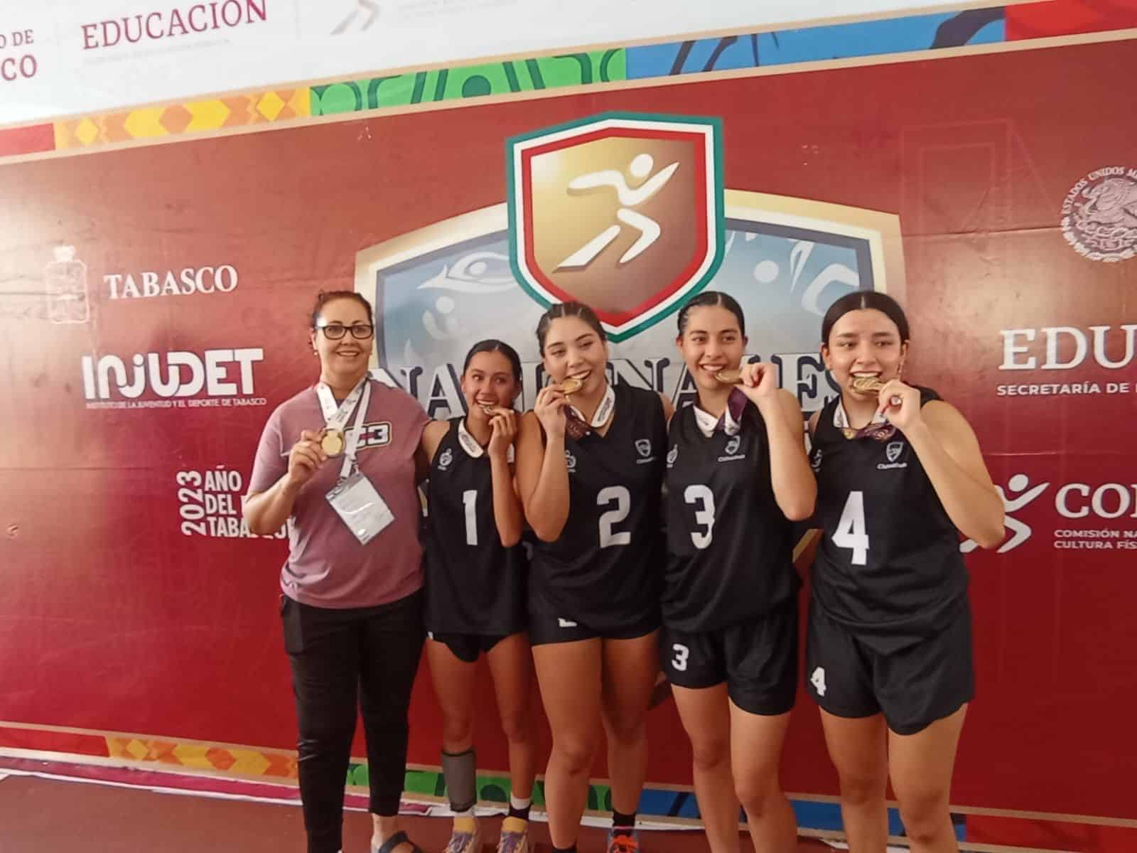 Medalla de oro para Chihuahua en básquetbol 3×3 femenil de Juegos Nacionales Conade 2023