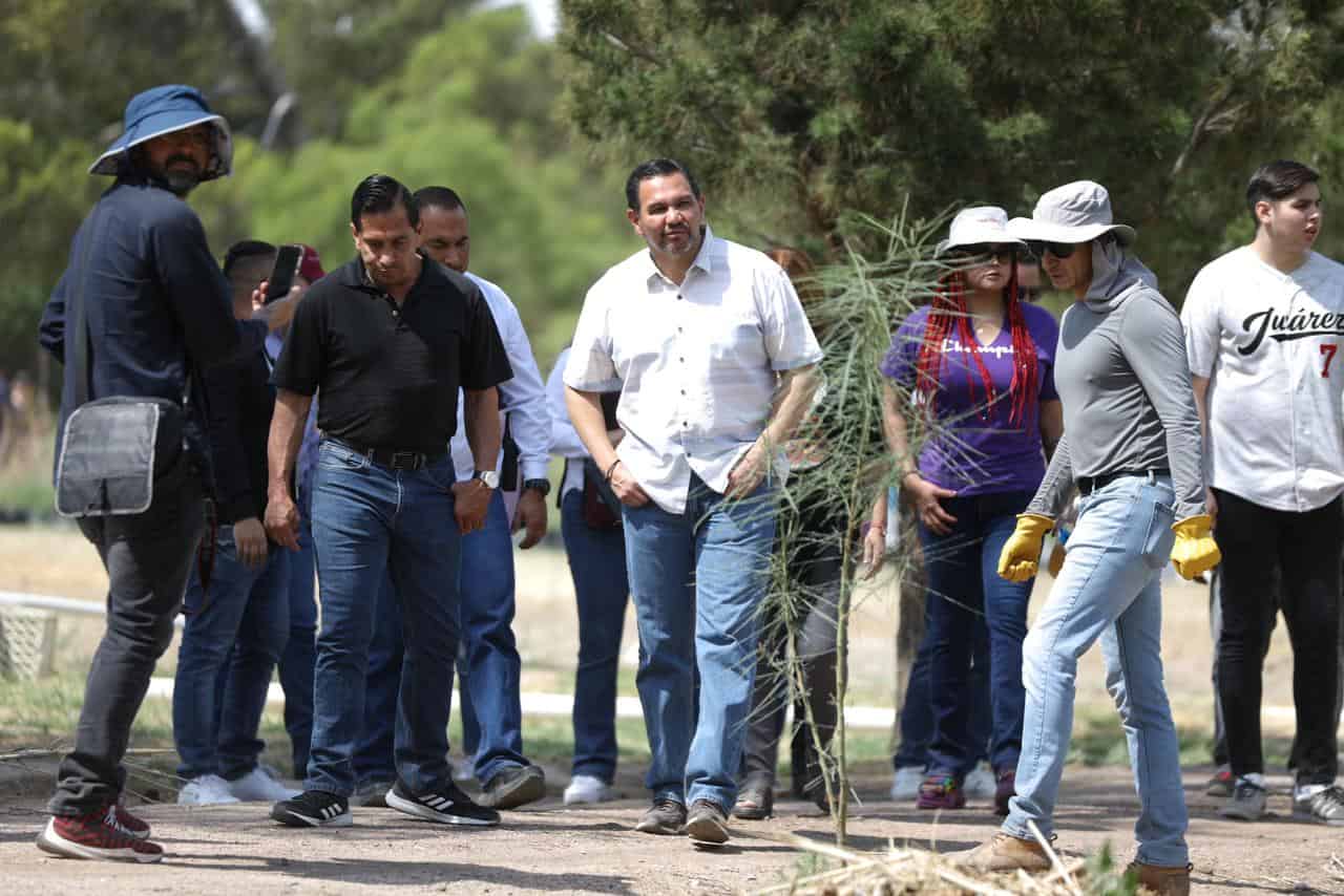 Agradece Cruz Pérez Cuellar a juarenses que se sumaron al mantenimiento del Vivero de El Chamizal