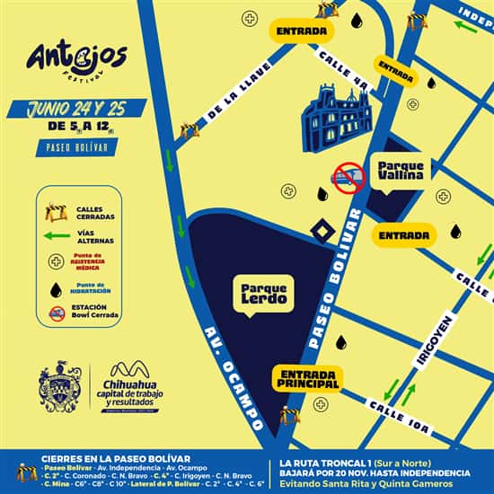 Conoce las vías alternas que habrá en el Centro el 24 y 25 de junio por festival “Antojos por Cuulinaria”