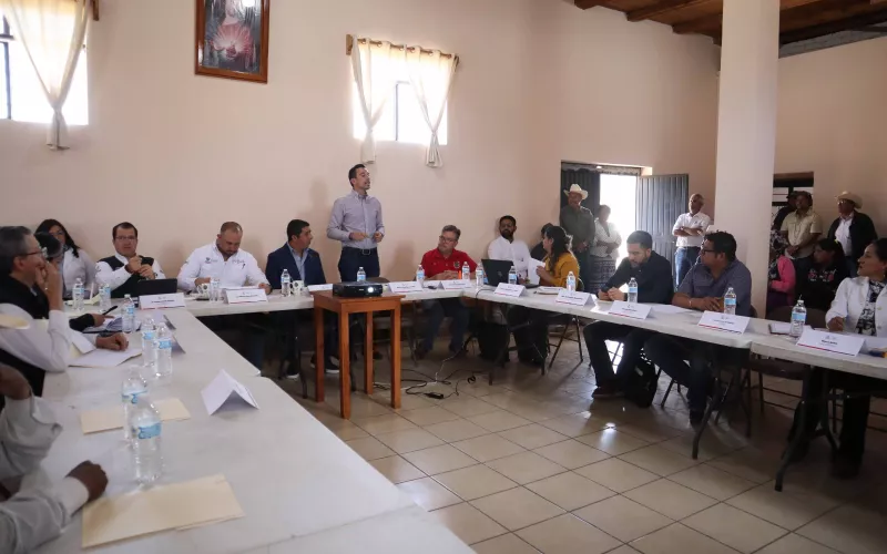 Instalan Mesa de Seguridad Alimentaria para la zona serrana en Baborigame, Guadalupe y Calvo