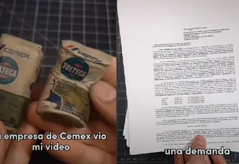 Joven crea bultos de cemento miniatura y CEMEX lo sorprende de esta manera