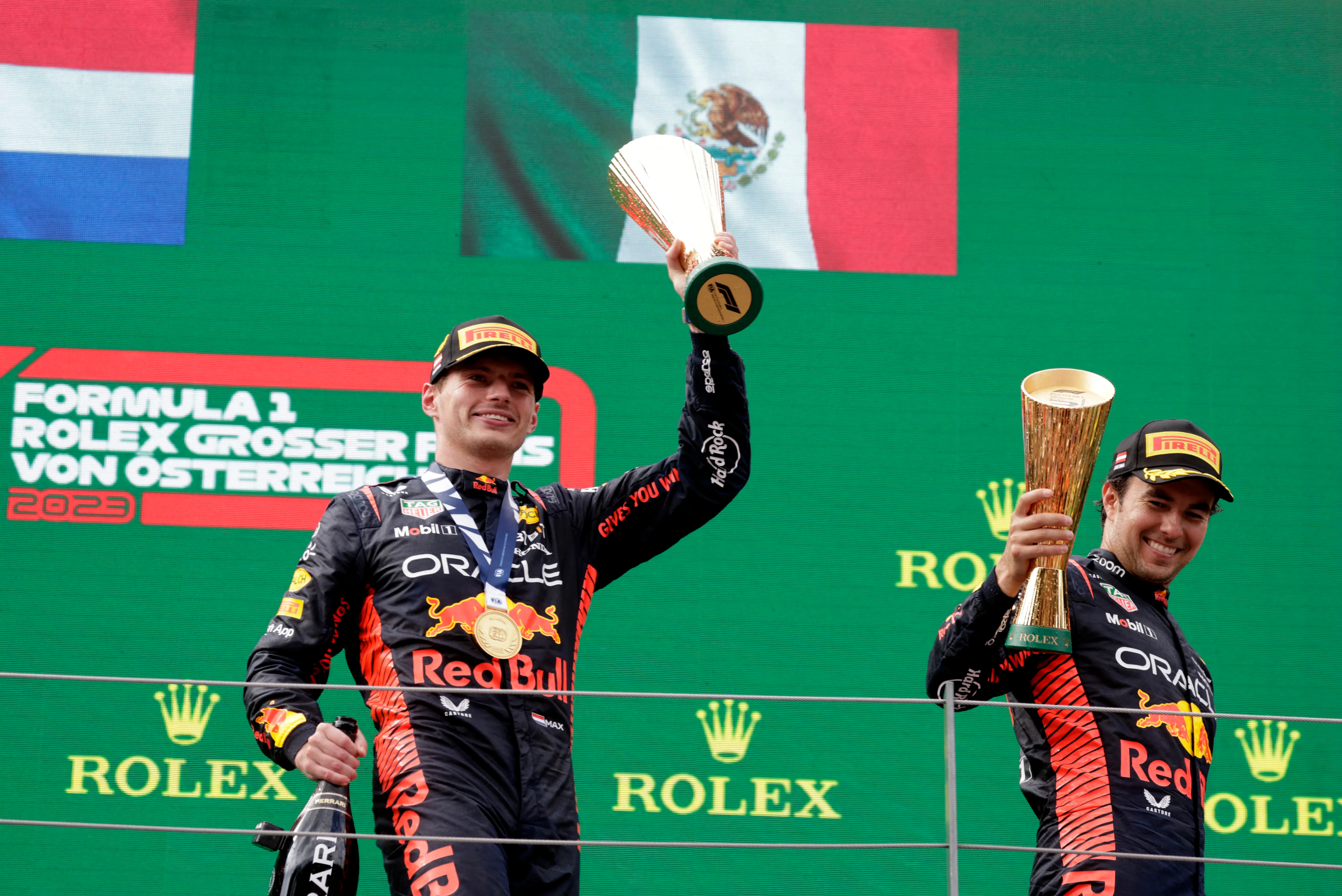 ¡GRAN REMONTADA! CHECO PÉREZ RECUPERA 12 POSICIONES PARA TERMINAR TERCERO EN EL GP DE AUSTRIA