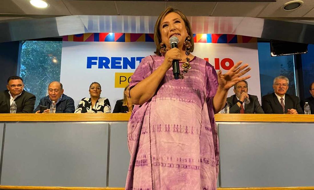 Xóchitl Gálvez se registra para contender por candidatura presidencial del Frente Amplio por México