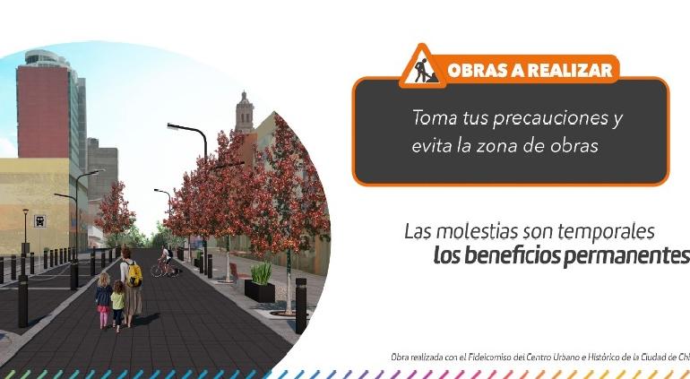 Toma precauciones, comienza ampliación peatonal de la calle Libertad