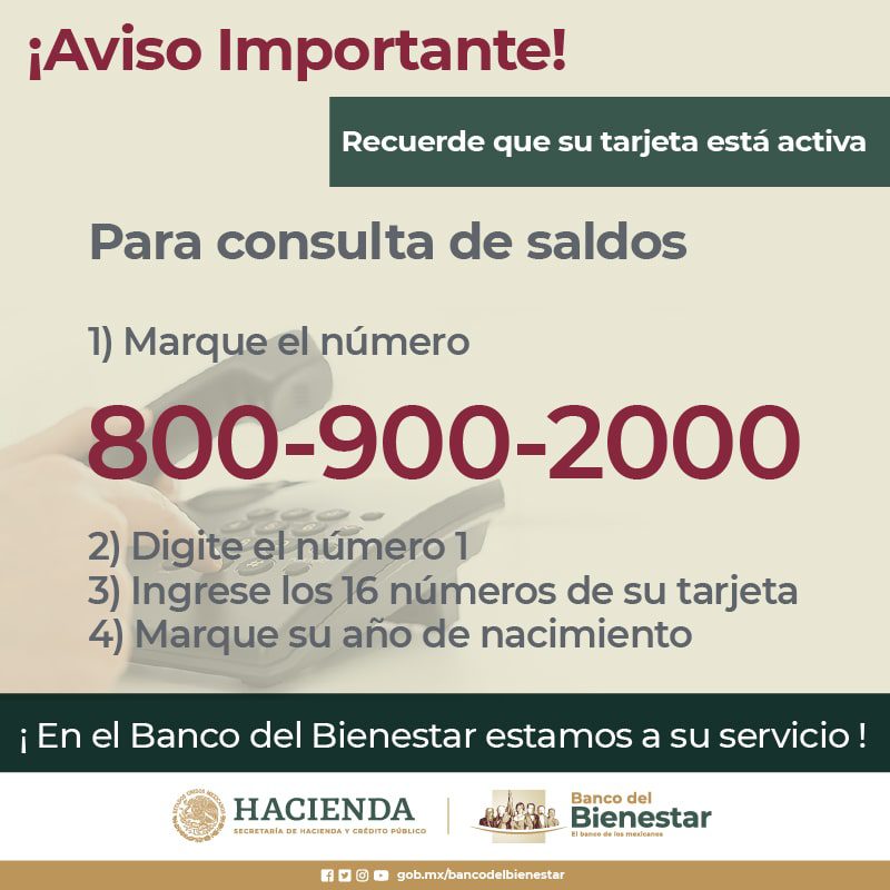 Banco del Bienestar | Así puedes consultar tu estado de cuenta