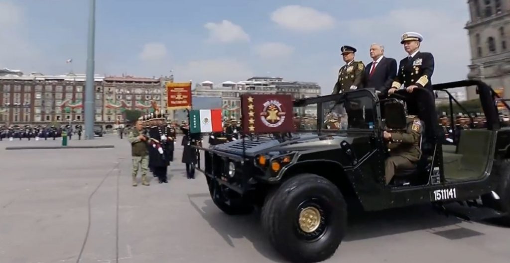 AMLO celebra los 200 años del Colegio Militar durante el desfile del 16 de septiembre