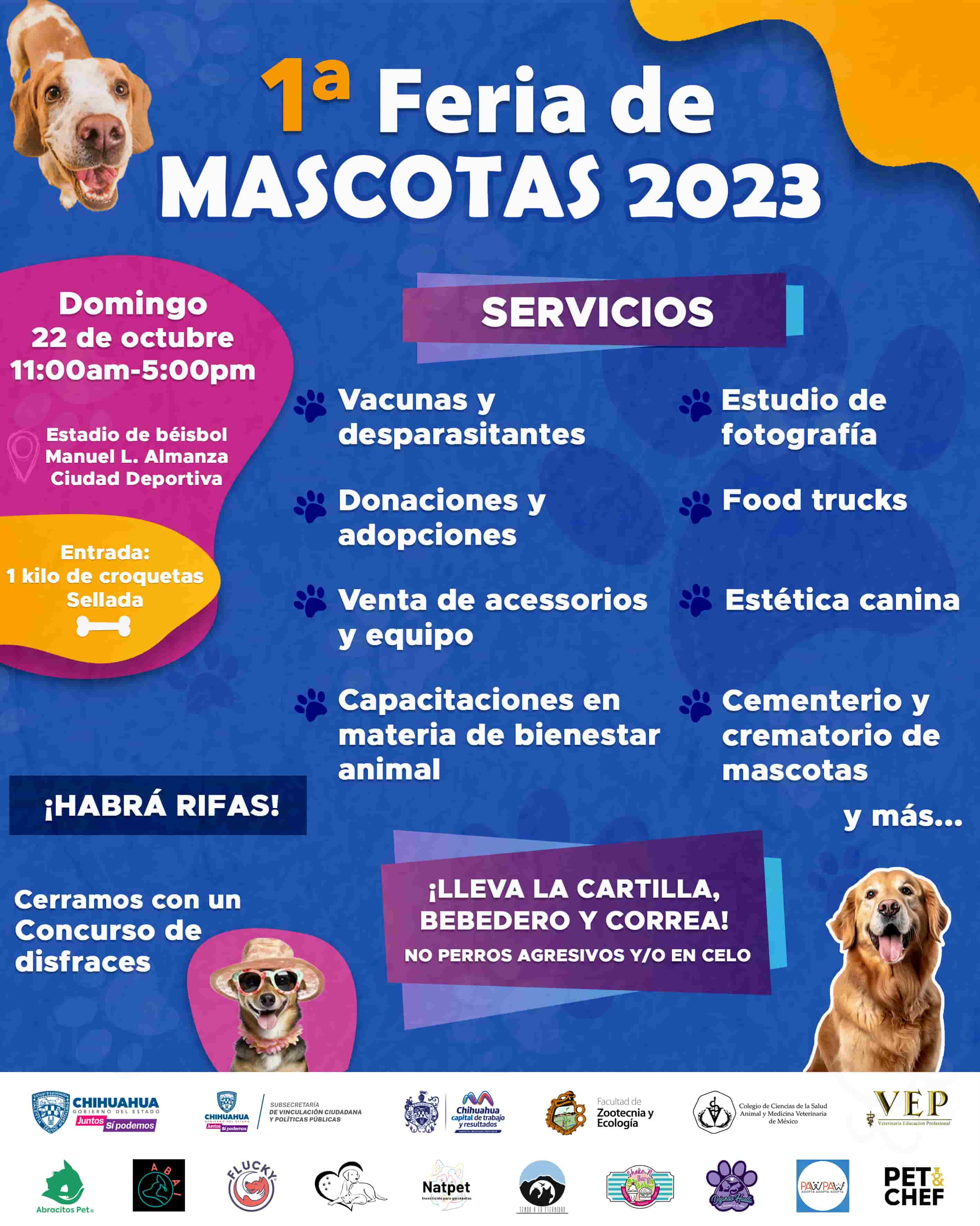 Invitan a la 1ª Feria de Mascotas 2023