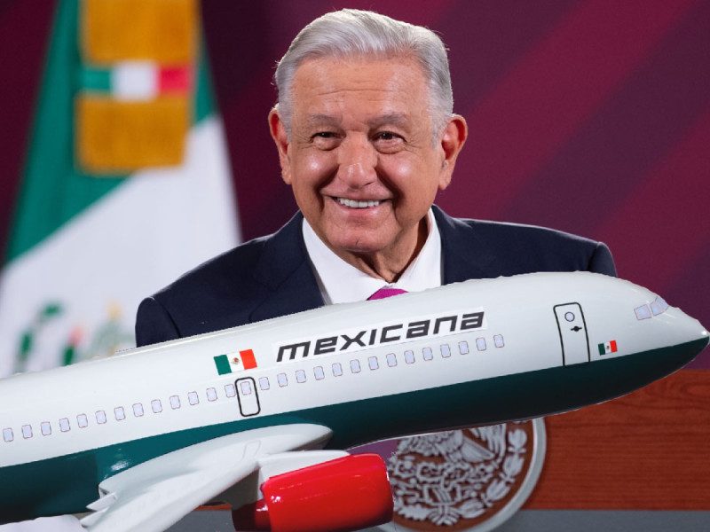 Mexicana de Aviación hace primer viaje del AIFA a Tulum; AMLO celebra reinicio de vuelos