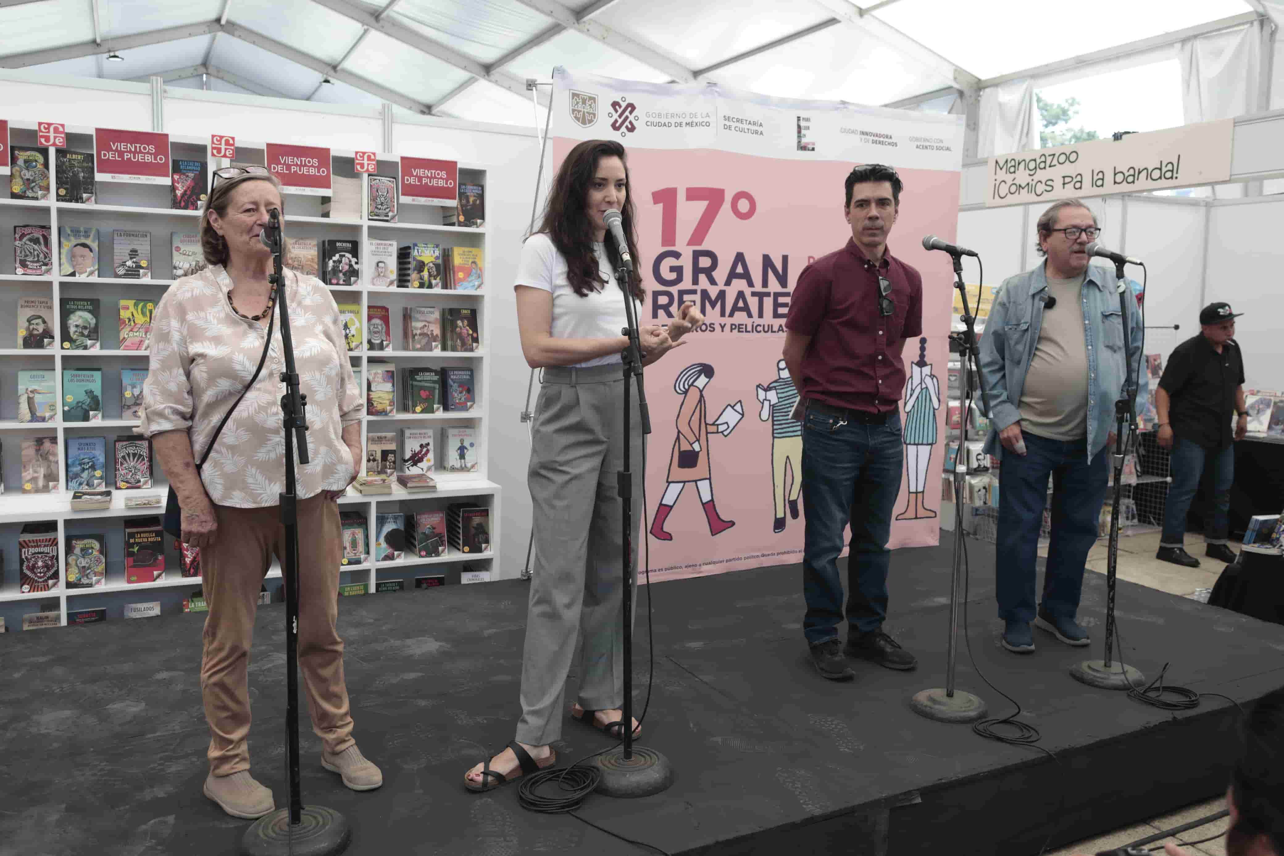 INAUGURAN GRAN REMATE DE LIBROS Y PELÍCULAS