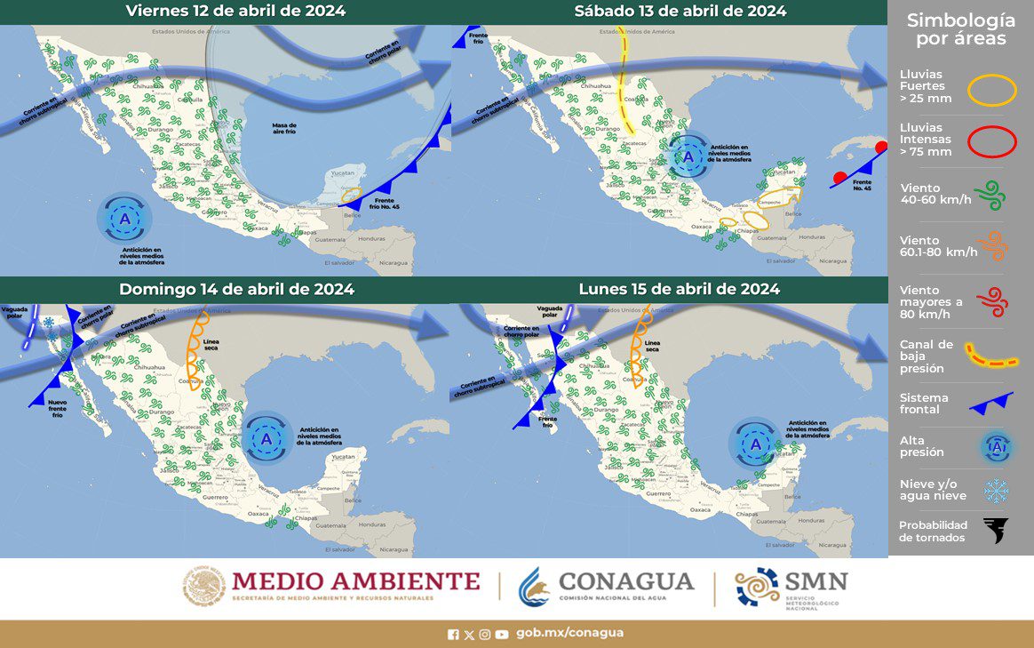 Ya es oficial: llega la primera onda de calor; lloverá de viernes a domingo en estas entidades