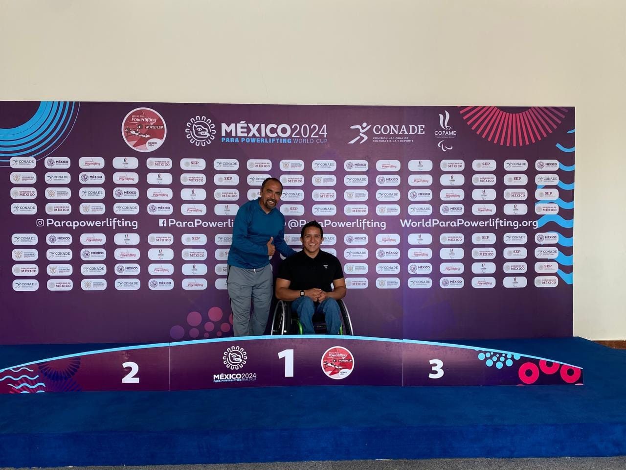 Paratleta juarense gana medalla de plata en el México 2024 Para Powerlifthing World Cup