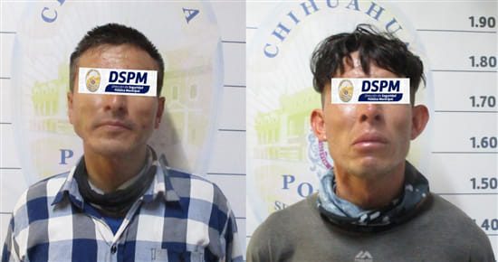 Agentes de la DSPM detuvieron a dos hombres que portaban arma de uso exclusivo del ejército