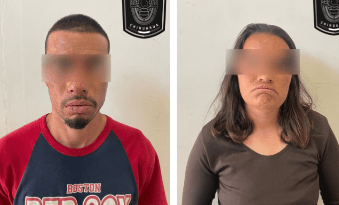 Aprehenden a pareja acusada por robo a una vivienda en Parral