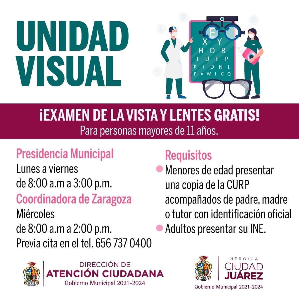 Ciudad Juárez entregó 449 lentes a través del programa “Unidad Visual”