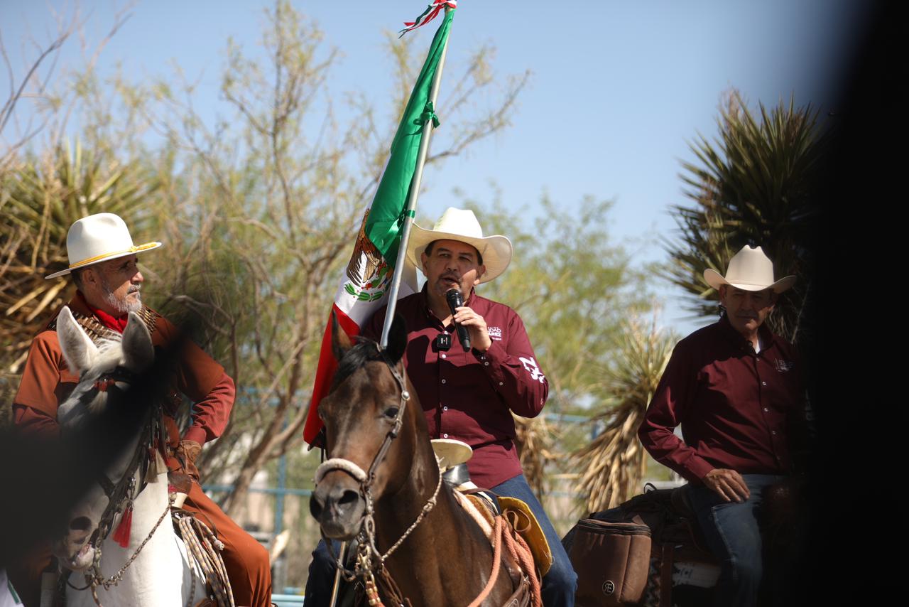 Da Presidente Municipal Cruz Pérez Cuéllar arranque a la Gran Cabalgata Villista