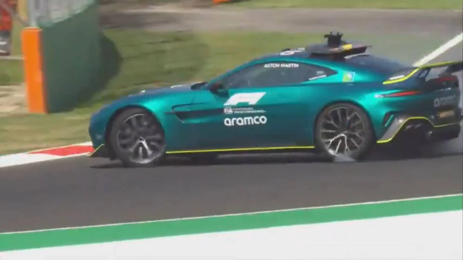 Fórmula 1 2024 | El Safety Car se estrelló en Monza