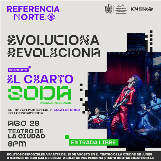 Inicia entrega de boletos para el homenaje a Soda Stereo