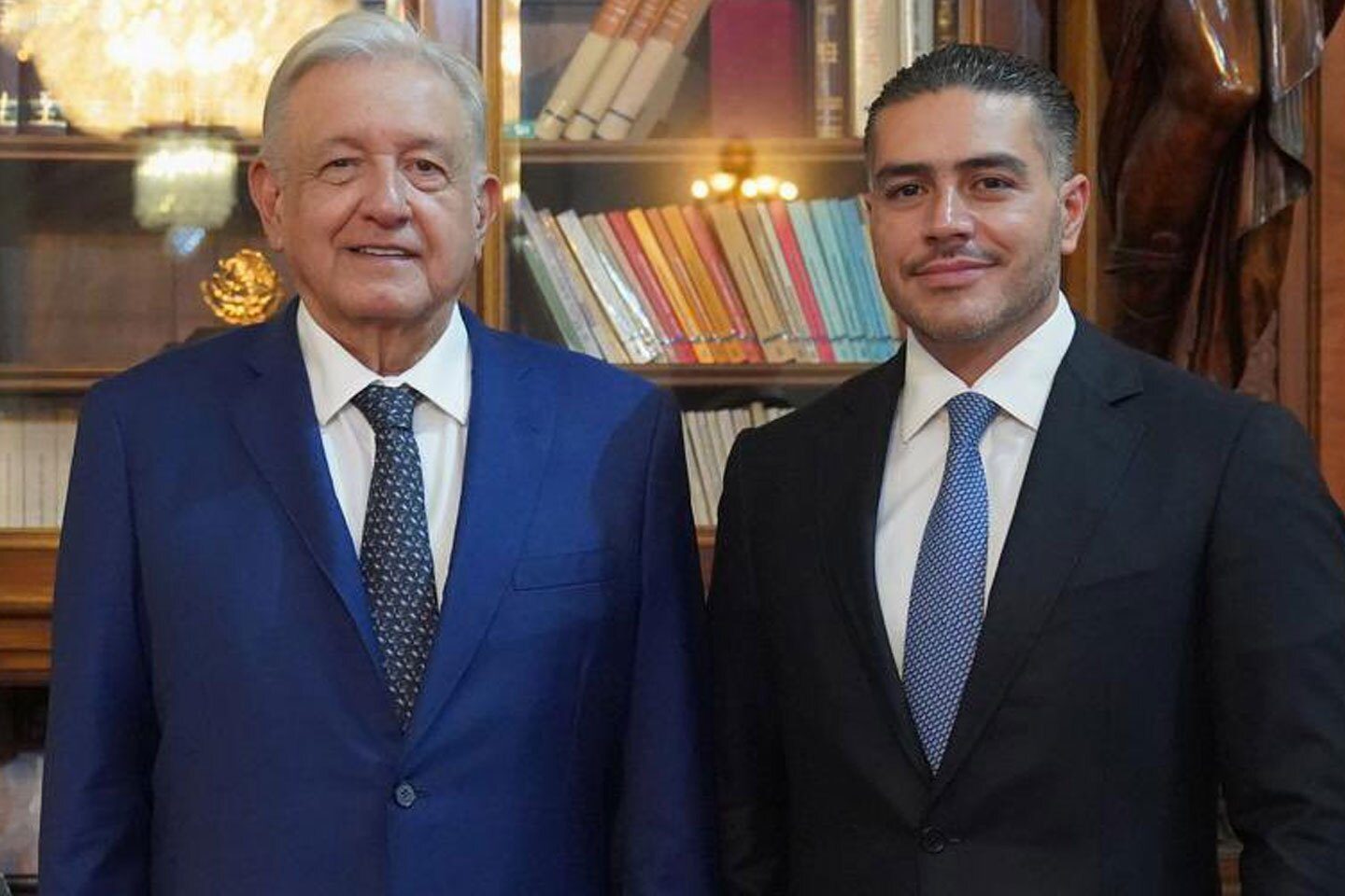 AMLO y Harfuch tratan plan de seguridad en gobierno de Sheinbaum