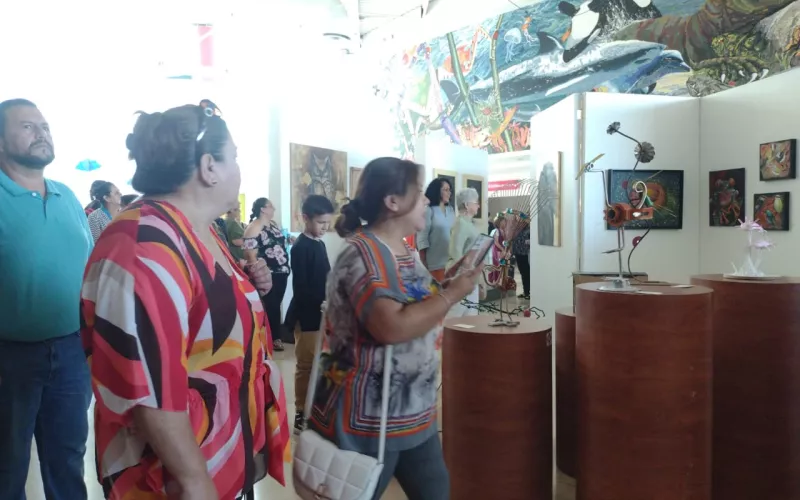 Ofrecen a familias chihuahuenses un espacio de arte y recreación con la exposición “Animales Fantásticos”