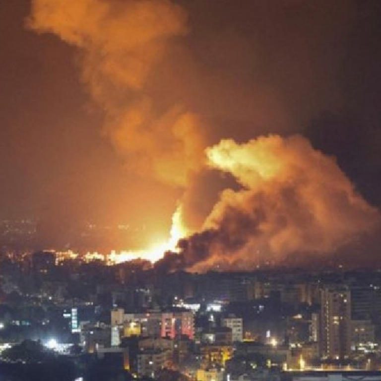 Israel bombardea central de Hezbollah en Beirut e investiga a Hassan Nasrallah