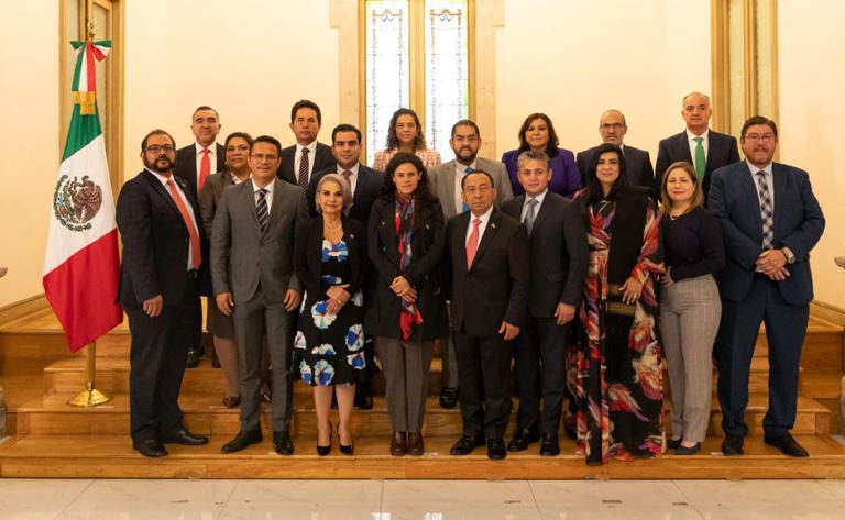 Luisa María Alcalde dialoga con presidentes de Tribunales estatales tras aprobación de la reforma judicial