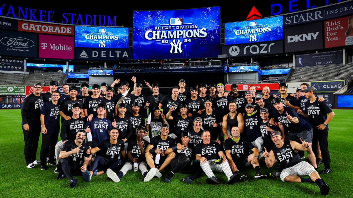 Yankees y Dodgers son campeones divisionales