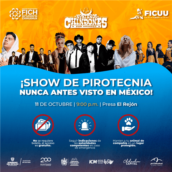 Segundo día del FICH-FICUU 2024 con concierto de Norteños Chingones