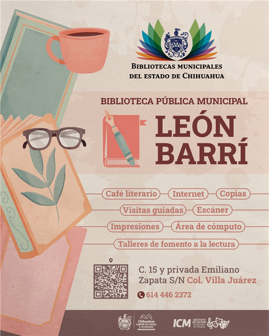 Conoce las actividades que ofrece la Biblioteca Pública Municipal León Barrí