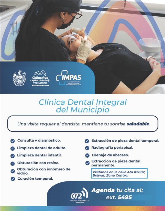 Conoce la clínica dental integral del Municipio y todos los servicios que tiene para ti