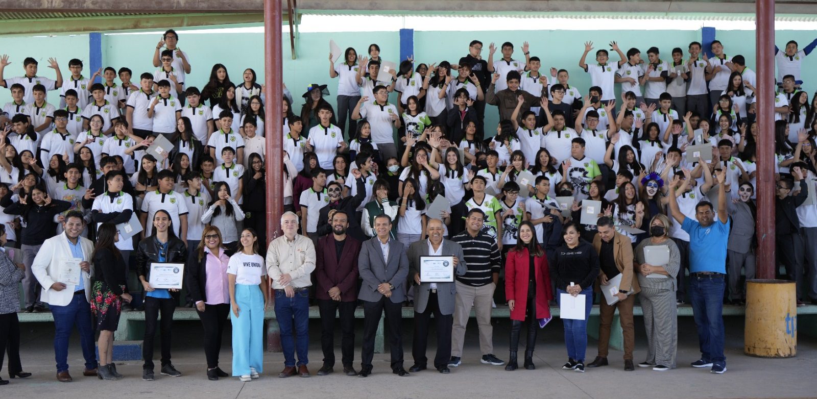 Concluyen curso de robótica 414 estudiantes de la Secundaria Técnica No.64