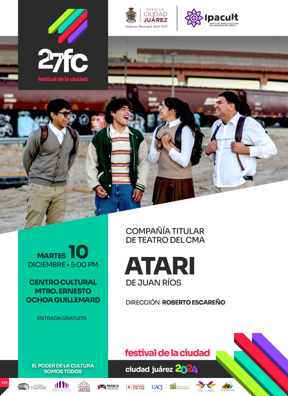 El Festival de la Ciudad presenta la obra “Atari” en el Centro Municipal de las Artes