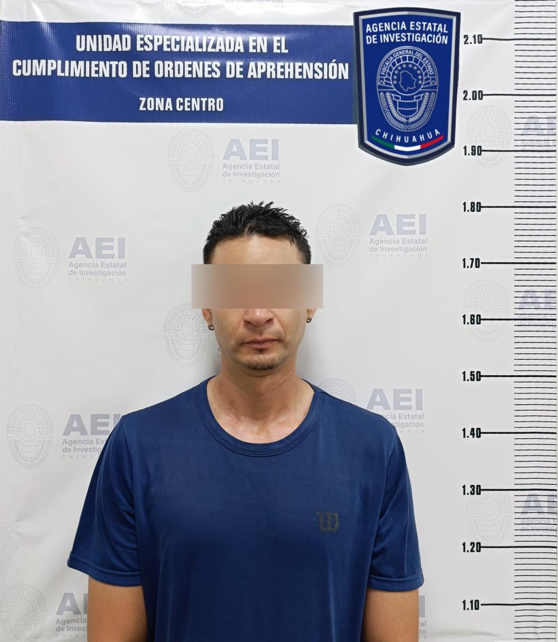 Detienen a masculino con orden de aprehensión por violencia familiar